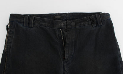 Blue Cotton Slim Pants Denim Jeans Costume National