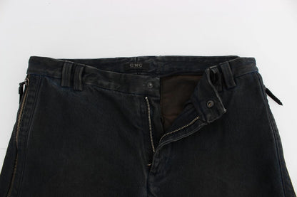 Blue Cotton Slim Pants Denim Jeans Costume National