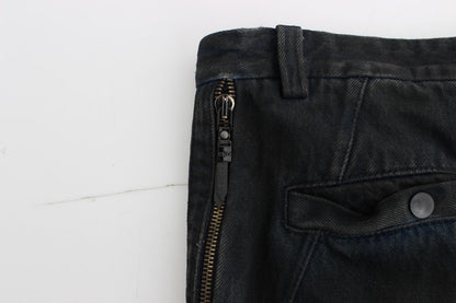 Blue Cotton Slim Pants Denim Jeans Costume National