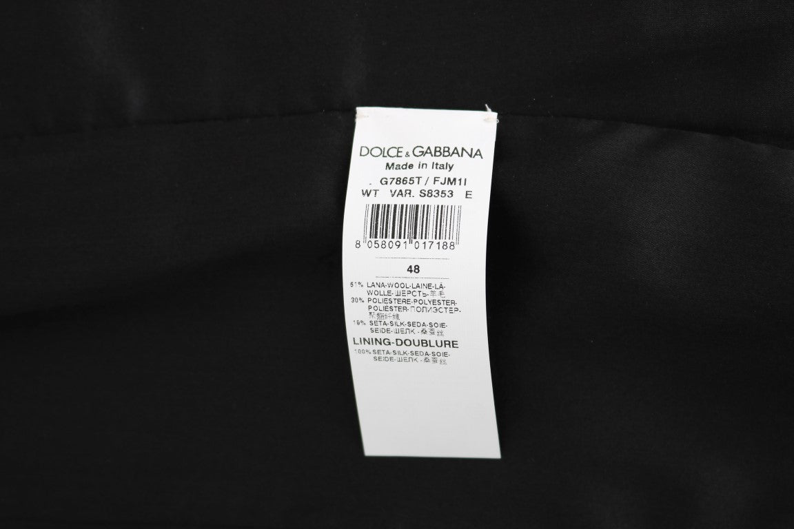 Black Polka Dot Pattern Vest Dolce & Gabbana