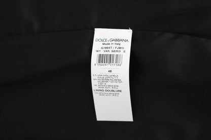 Black Polka Dot Pattern Vest Dolce & Gabbana