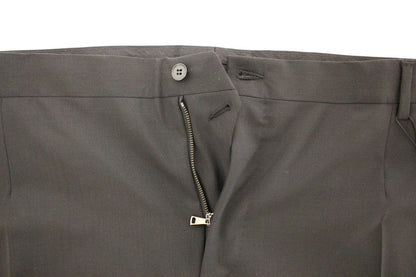Black Wool Stretch Pleated Pants Dolce & Gabbana
