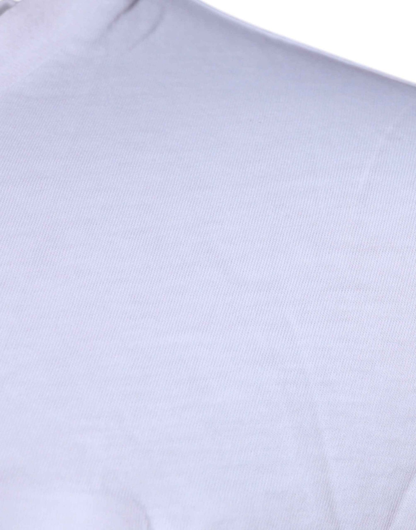 White DG Logo Cotton Crew Neck T-shirt