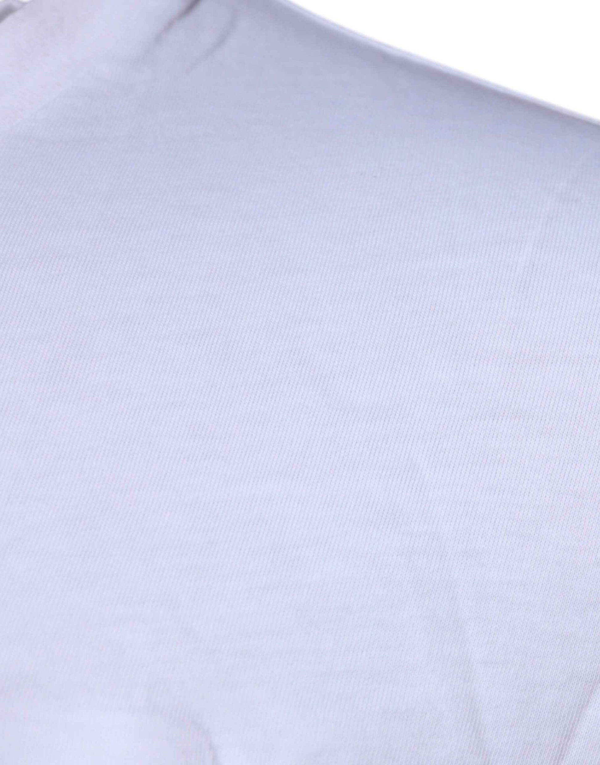 White DG Logo Cotton Crew Neck T-shirt
