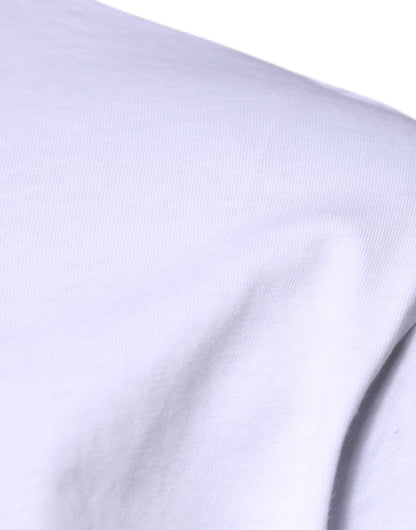 White DG Logo Cotton Crew Neck T-shirt