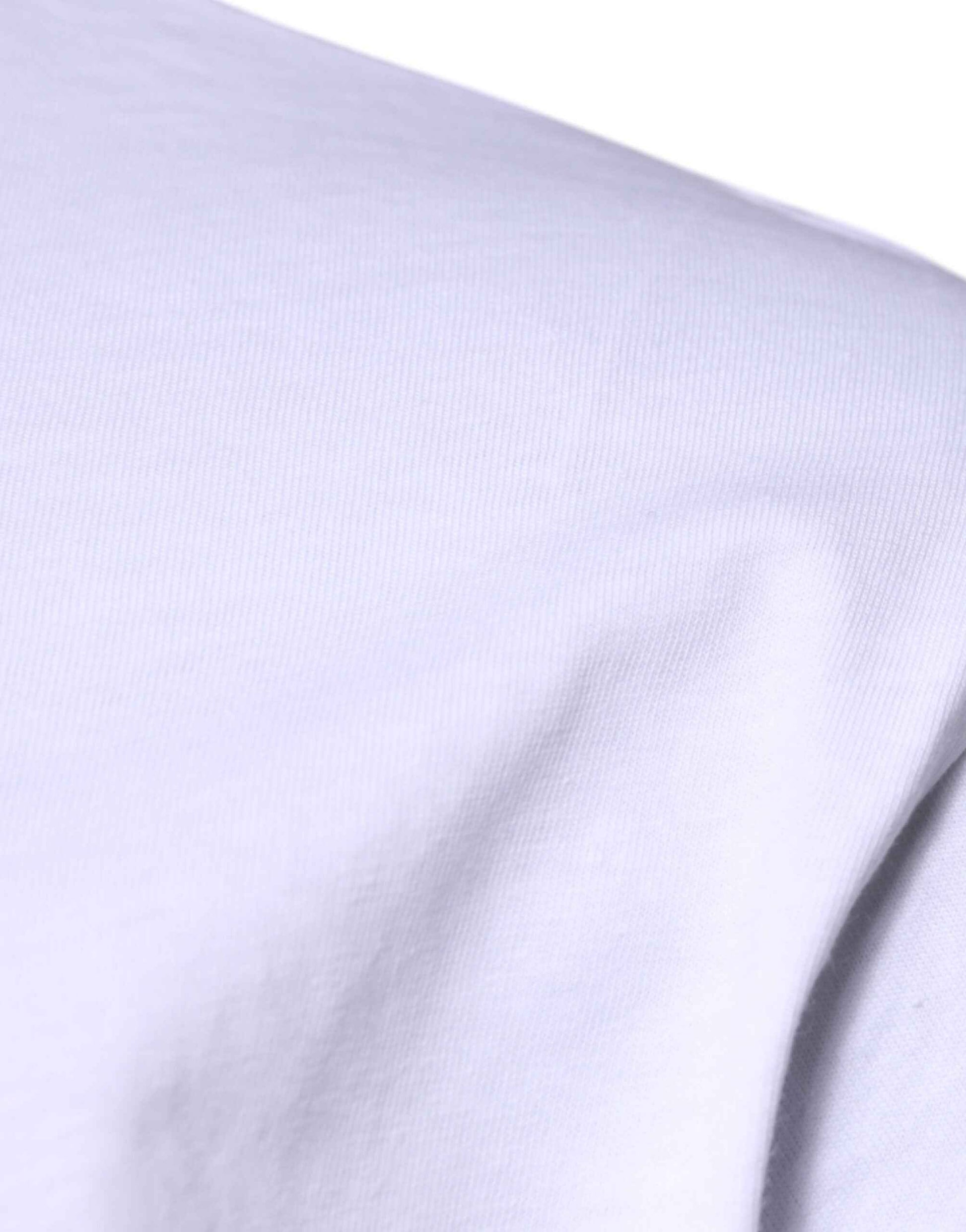White DG Logo Cotton Crew Neck T-shirt