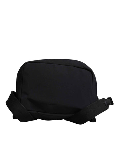 Black Neoprene Nylon DG Logo School Backpack Bag