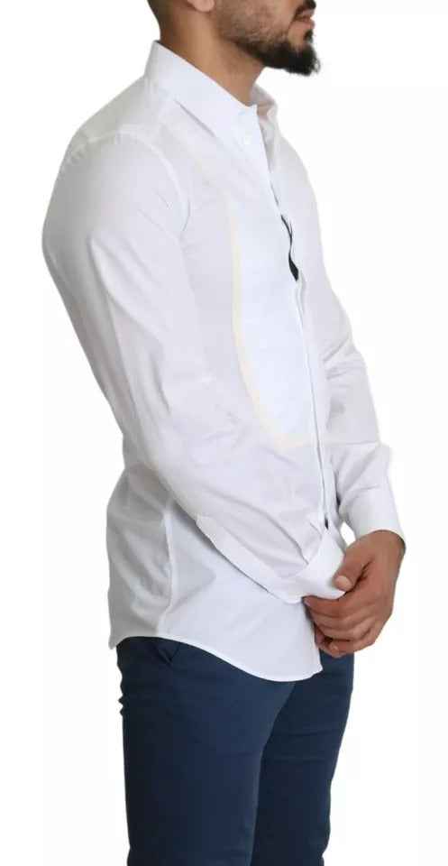 White Formal Tuxedo Dress GOLD Shirt