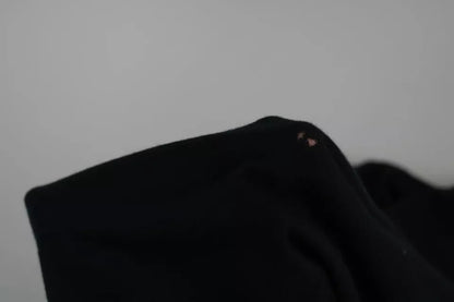 Black Cashmere Crew Neck Sweatshirt Sweater