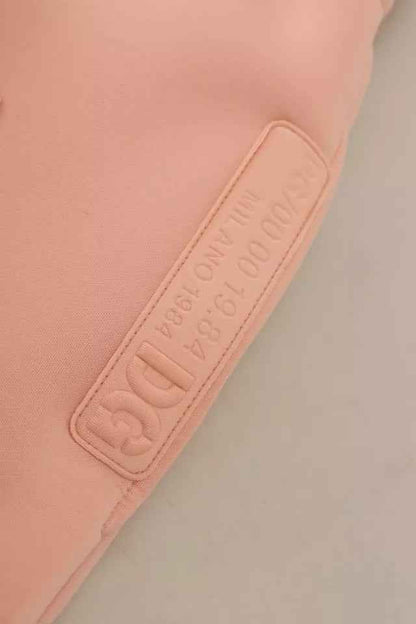 Pink Polyester Sweatpants Jogger Pants