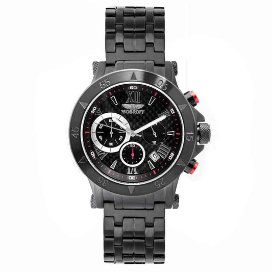 Black Stainless Steel Dress Watch