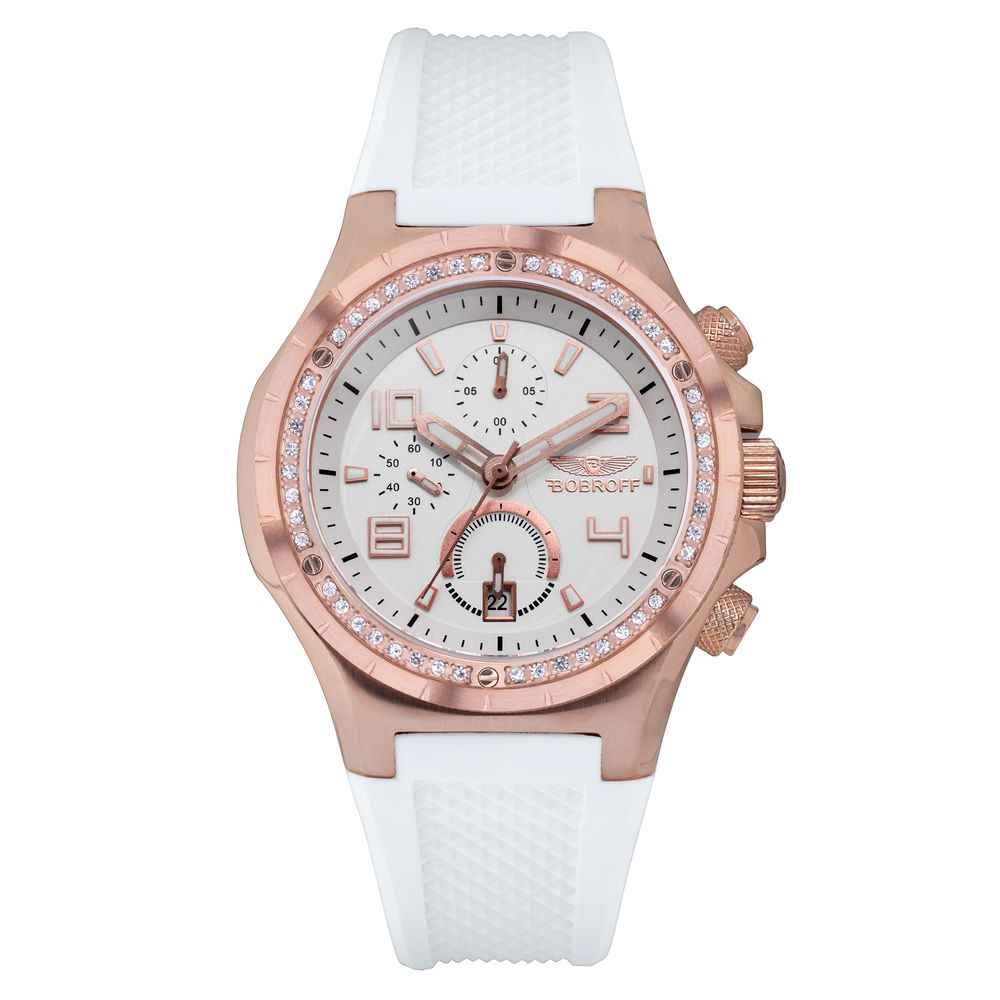 White Rubber Bracelet Watch