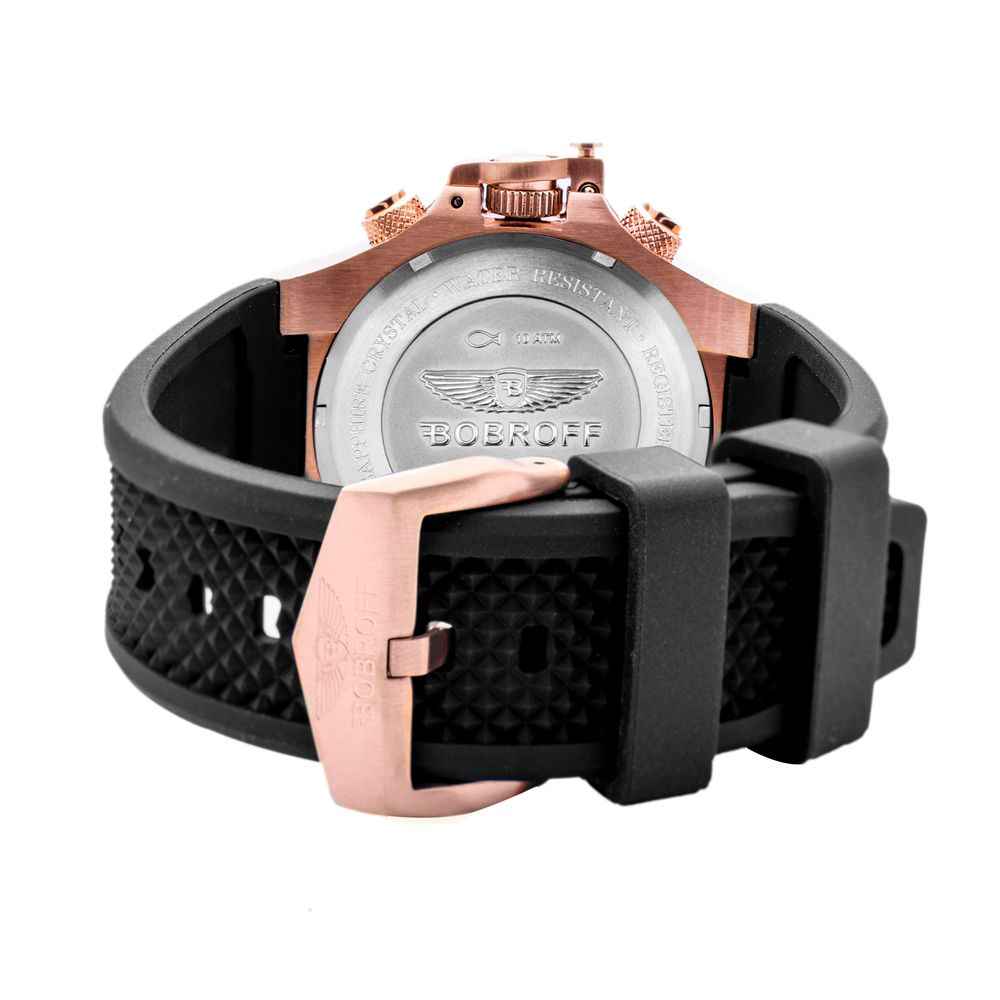 Black Rubber Sport Watch