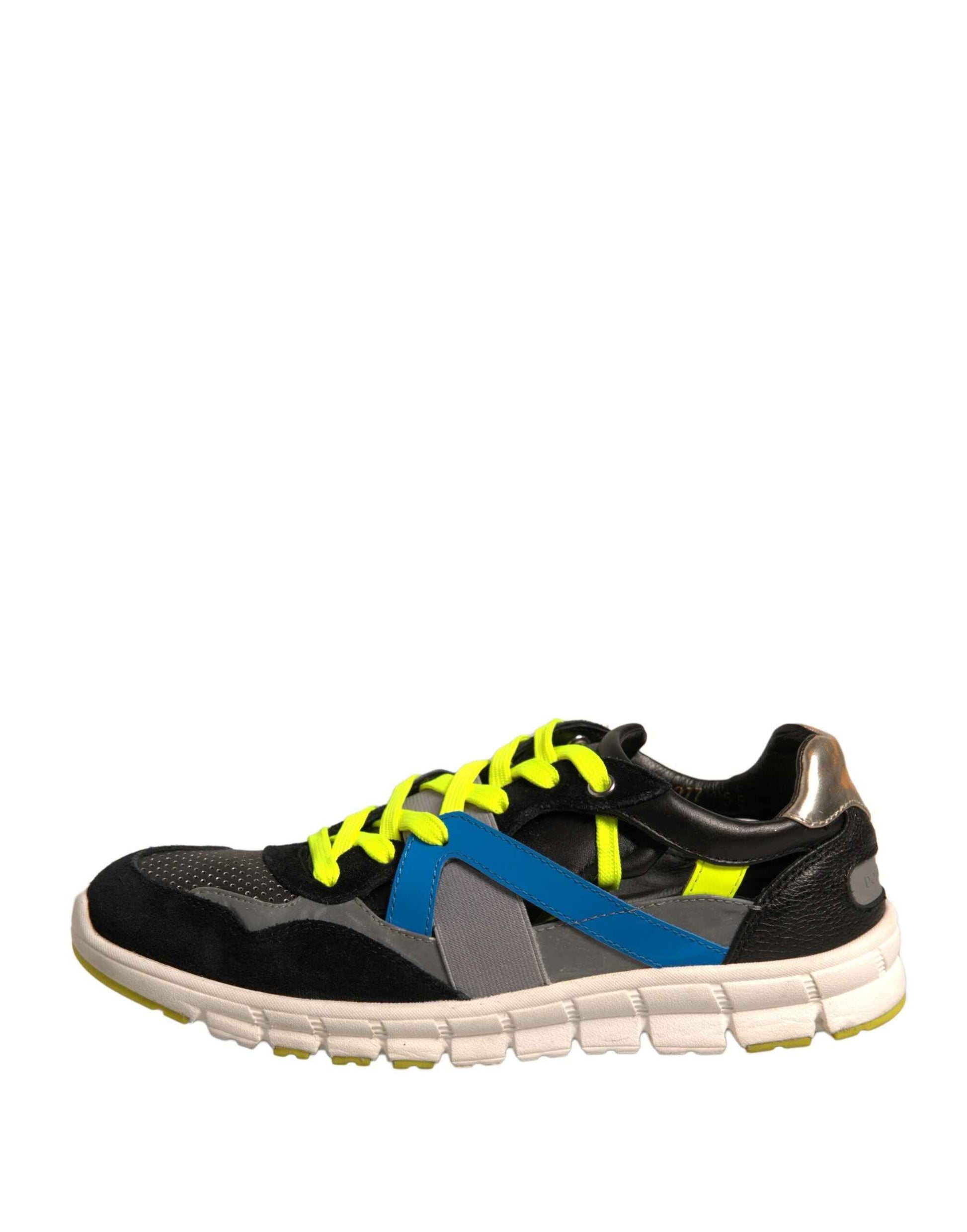 Multicolor Suede Low Top Sneakers Shoes