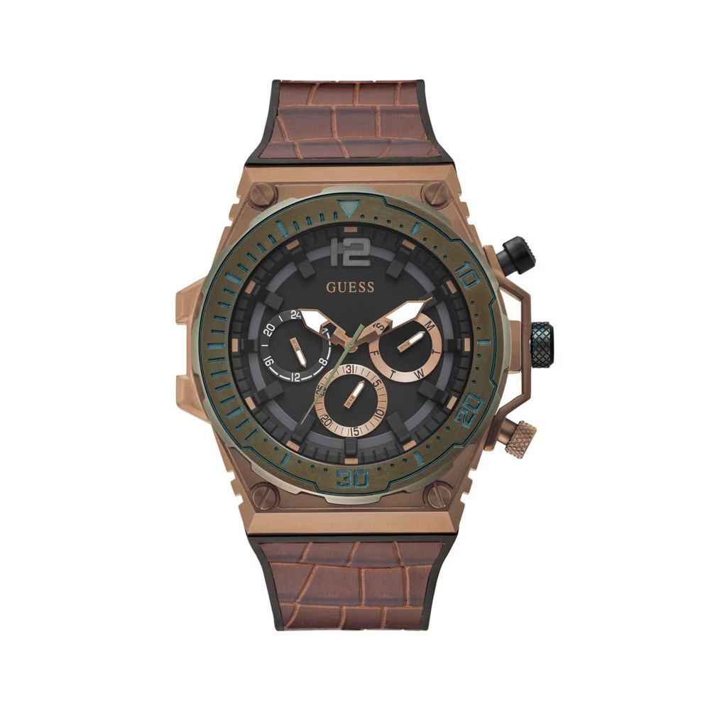 Brown Synthetic Dress Watch