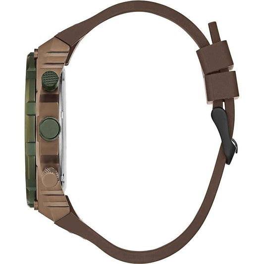 Brown Synthetic Dress Watch