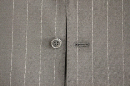 Black Striped Wool Logo Vest Dolce & Gabbana