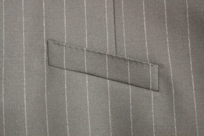 Black Striped Wool Logo Vest Dolce & Gabbana