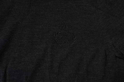 Black Wool Turtleneck Pullover Sweater