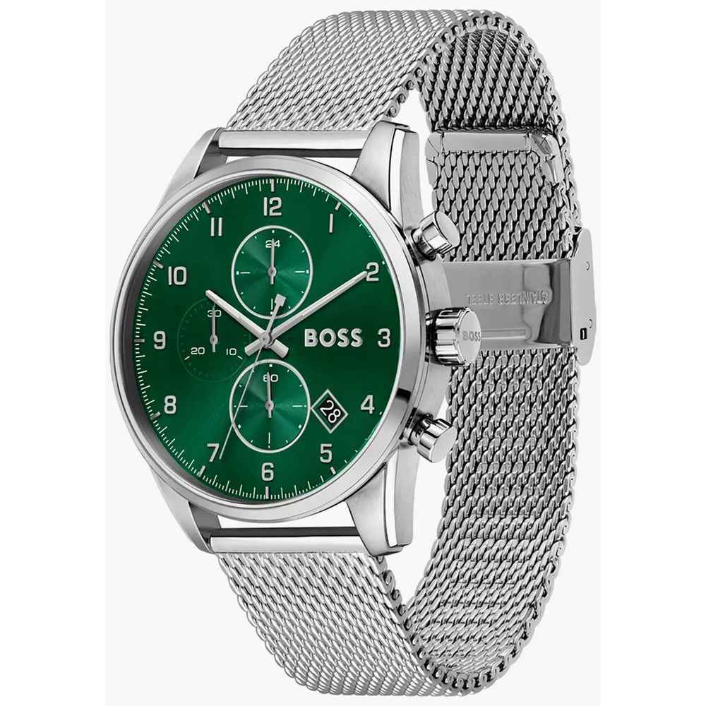 Silver Stainless Steel Dress Watch