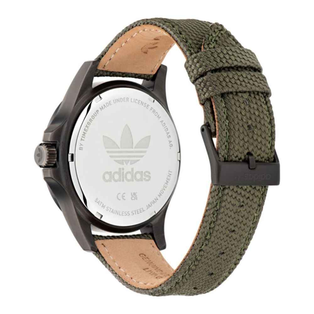 Bicolor Fabric Dress Watch