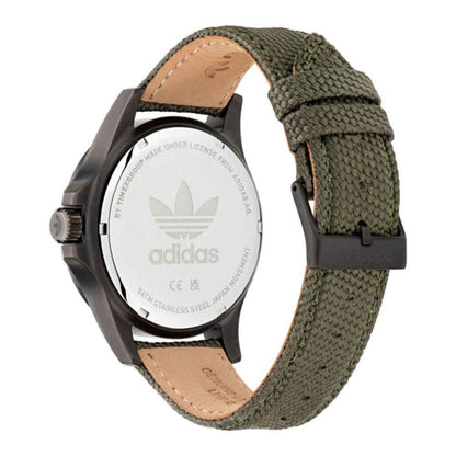 Bicolor Fabric Dress Watch