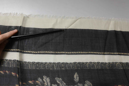 Multicolor Printed Cashmere Foulard Scarf