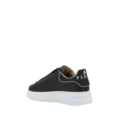 Black Calf Leather Bos Taurus Low Top Sneakers