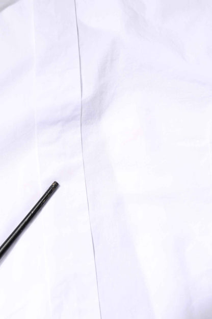 White GOLD CottonPoplin Bib Formal Dress Shirt