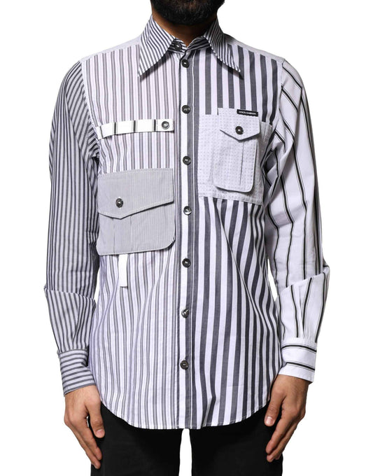 Multicolor Striped Button Down Casual Shirt
