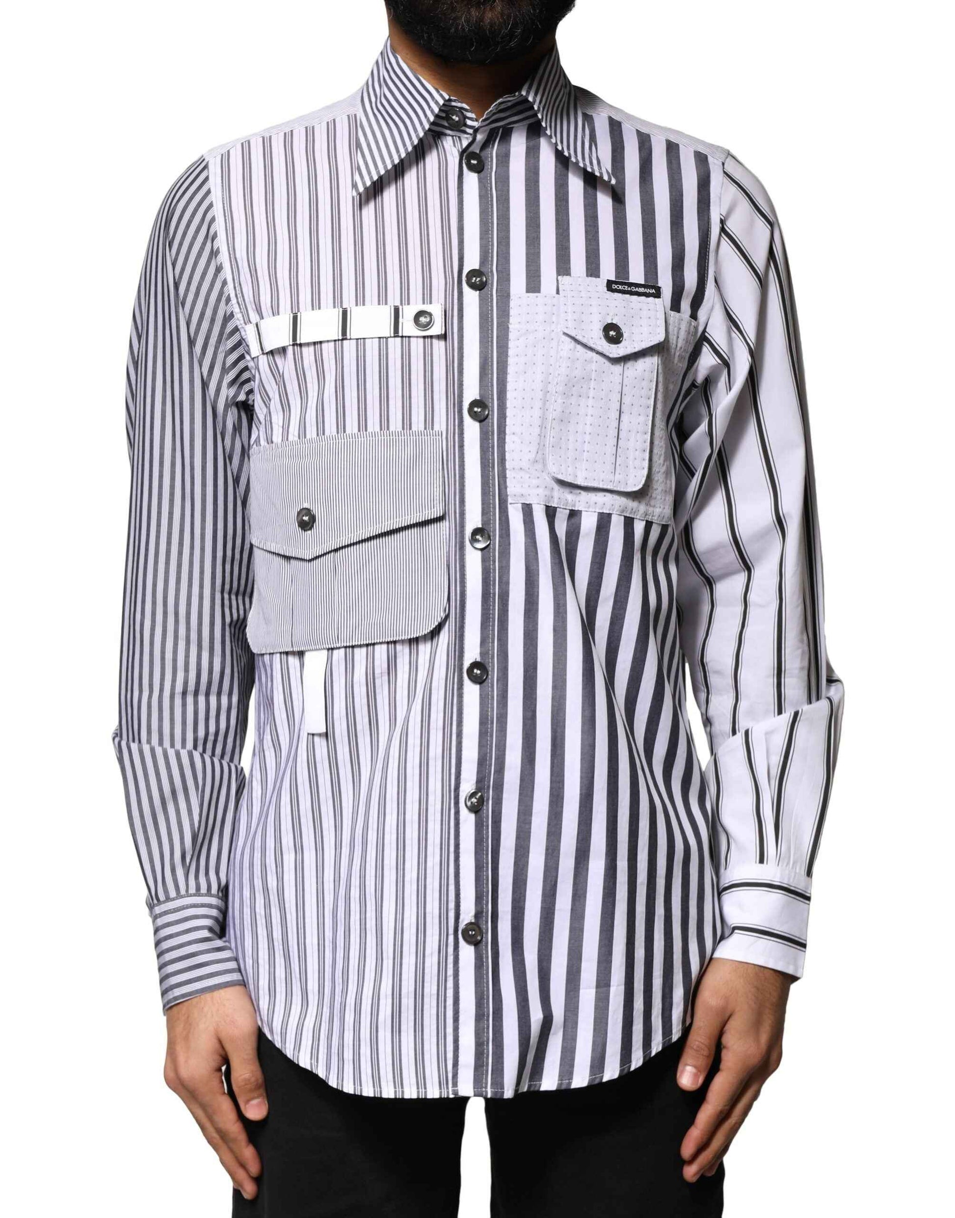 Multicolor Striped Button Down Casual Shirt