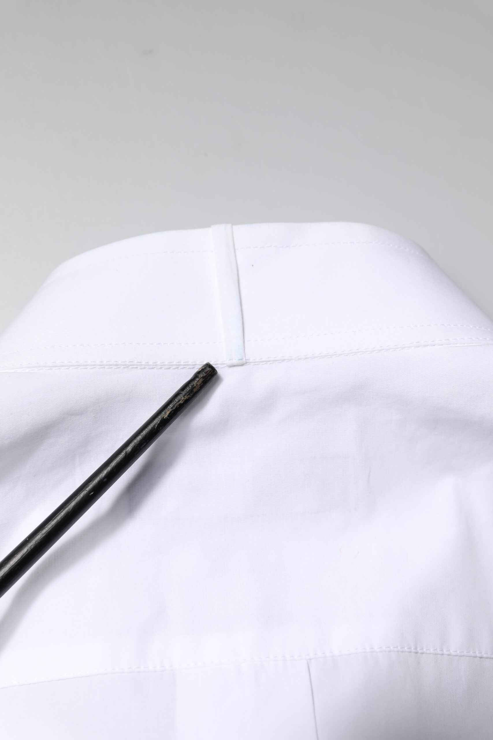 White GOLD Cotton Poplin Bib Formal Men Dress Shirt