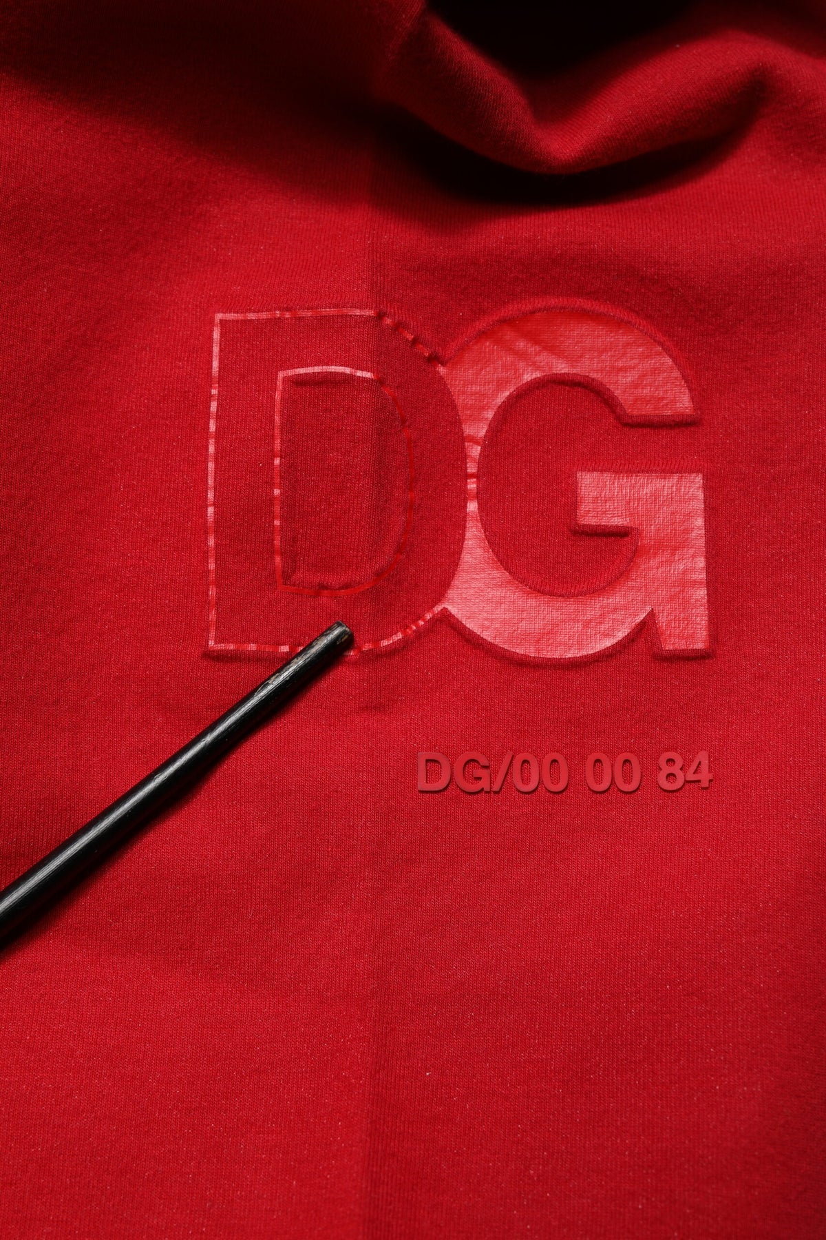 Red DG Logo Cotton Jogger Men Sweatpants Pants