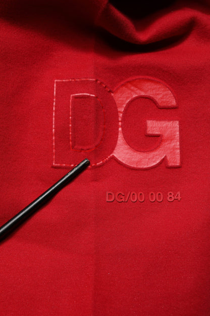 Red DG Logo Cotton Jogger Men Sweatpants Pants