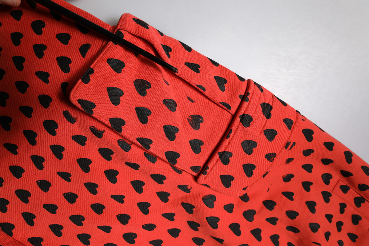 Red Hearts Cargo Jogger Men Sweatpants Pants