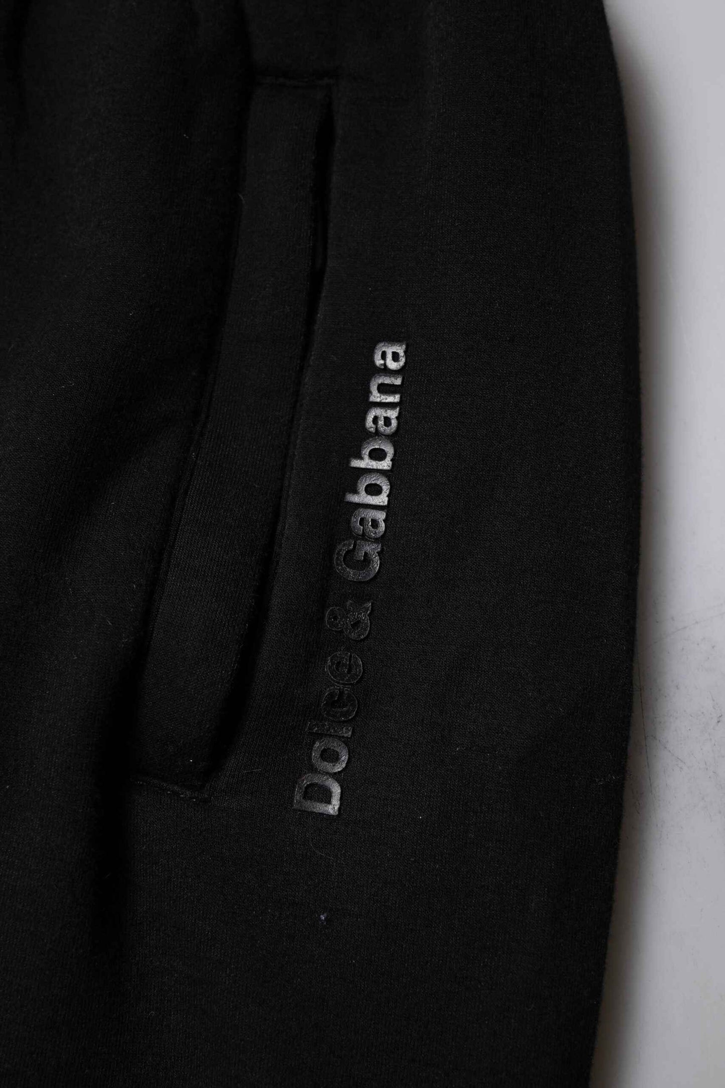 Black Cotton Blend Men Jogger Sweatpants Pants