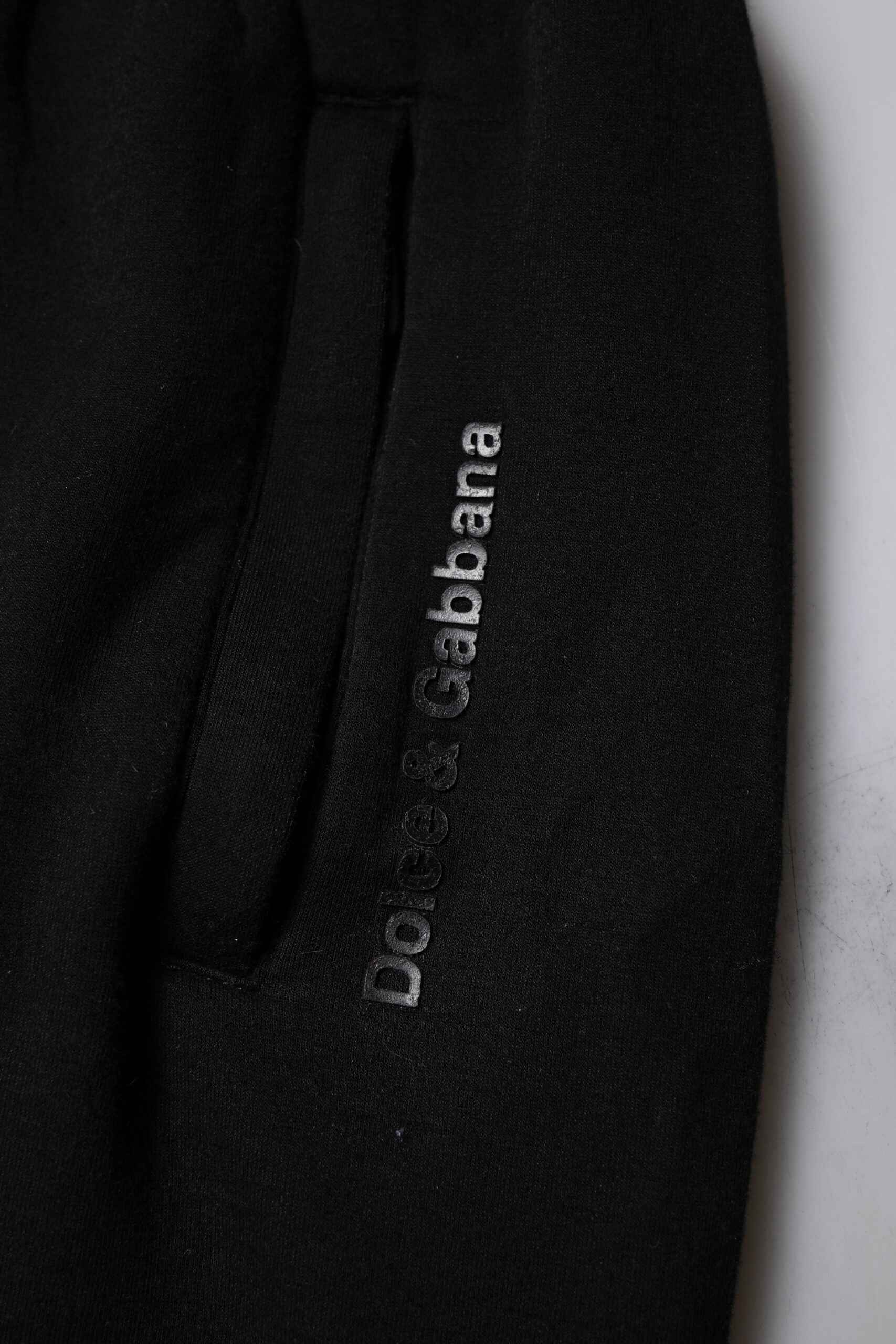 Black Cotton Blend Men Jogger Sweatpants Pants