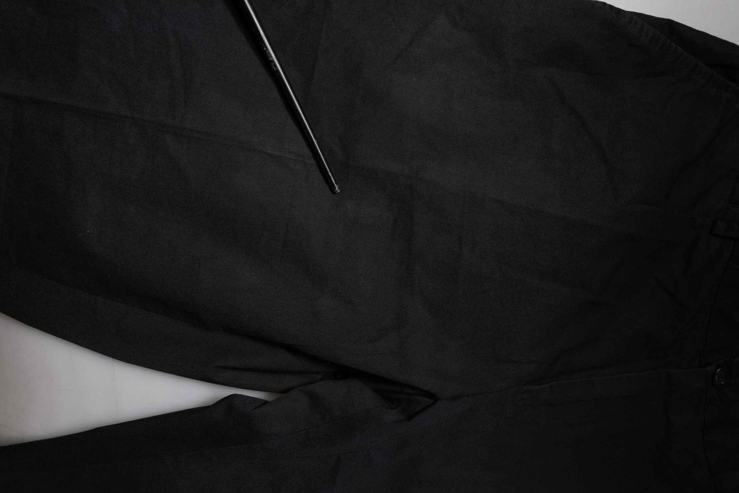 Black Cotton Stretch Skinny Dress Formal Pants