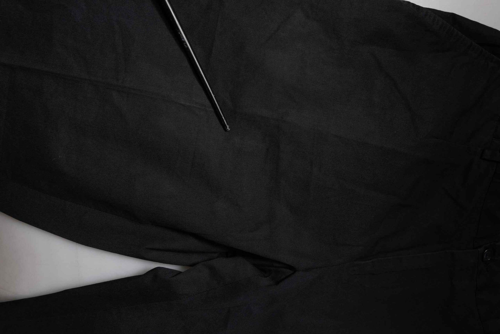 Black Cotton Stretch Skinny Dress Formal Pants