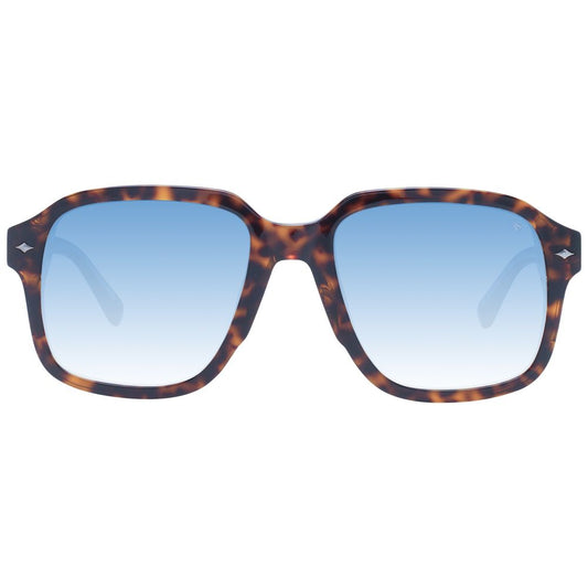 Brown Metal Sunglasses