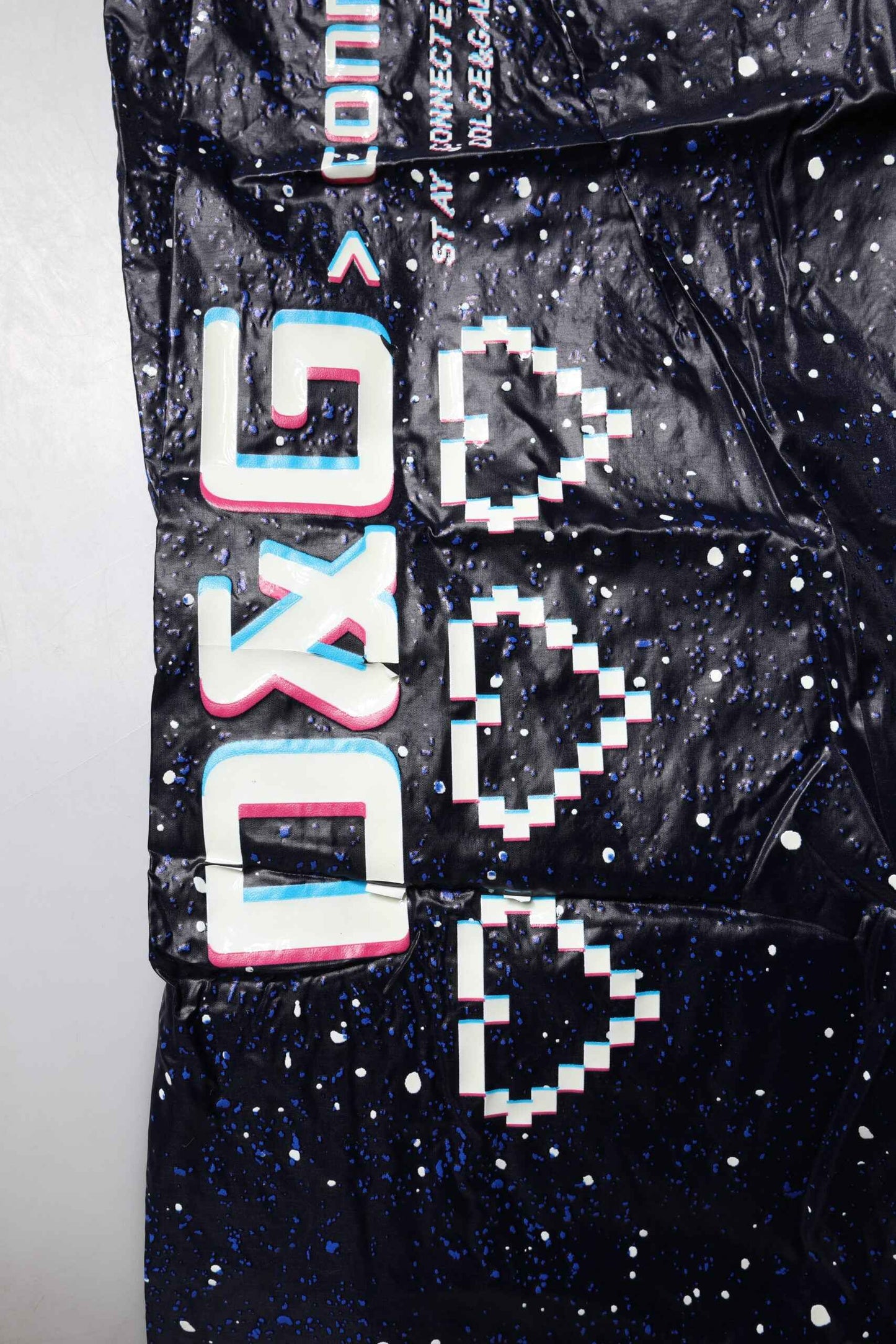 Dark Blue DG Game Print Cotton Jogger Pants