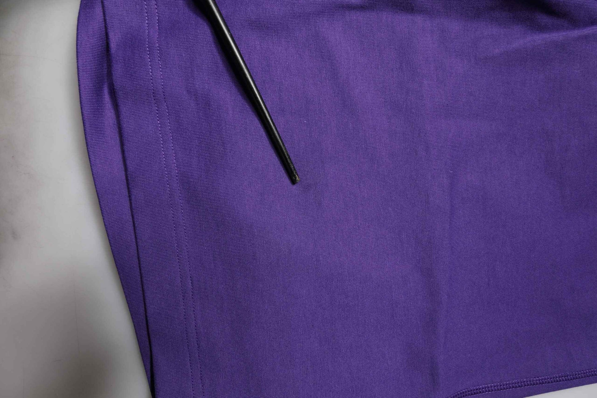 Purple Cotton Men Bermuda Sweatshorts Shorts