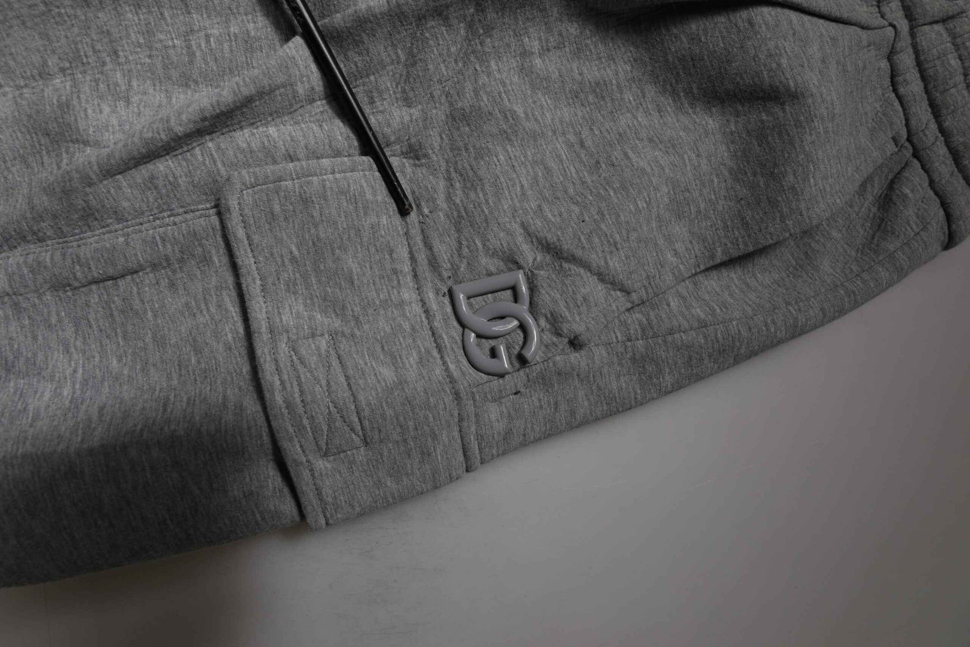 Gray Cotton Cargo Bermuda Sweatshorts Shorts