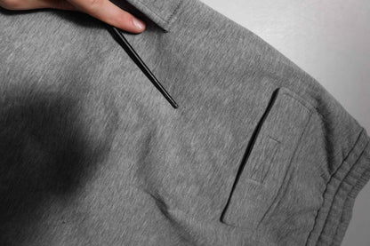 Gray Cotton Cargo Bermuda Sweatshorts Shorts