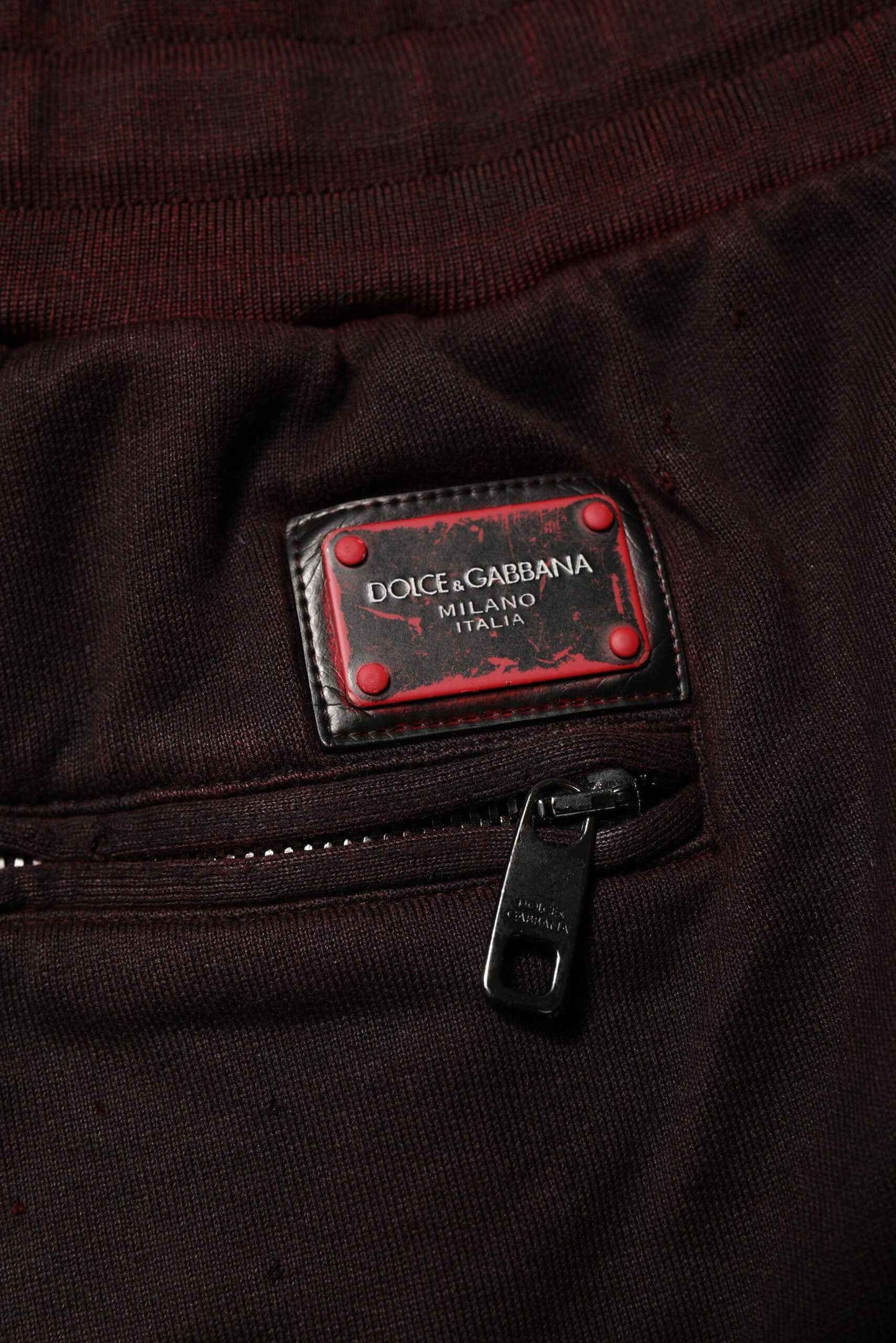 Bordeaux Cotton Bermuda Sweatshorts Shorts
