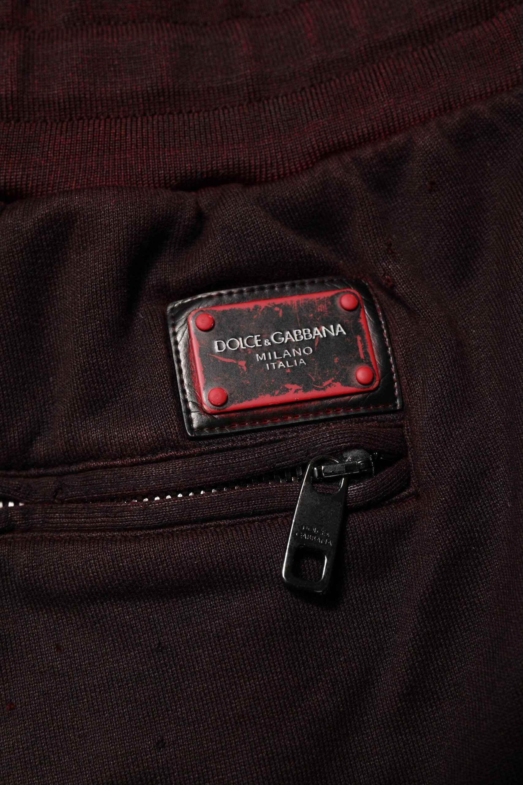 Bordeaux Cotton Bermuda Sweatshorts Shorts