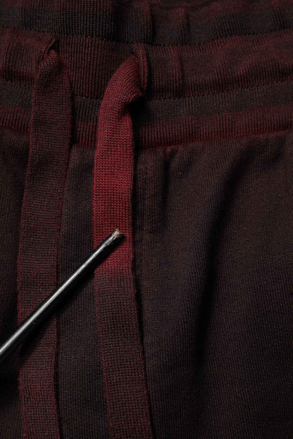 Bordeaux Cotton Bermuda Sweatshorts Shorts