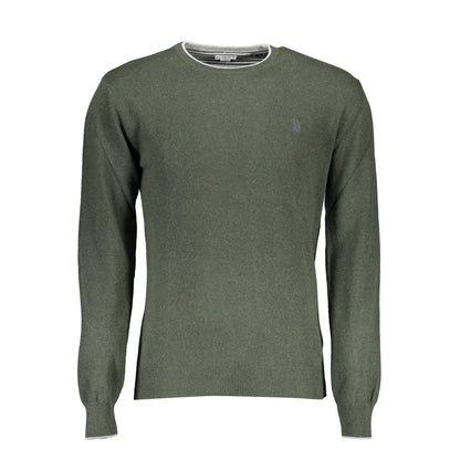 Green Wool Men's Sweater