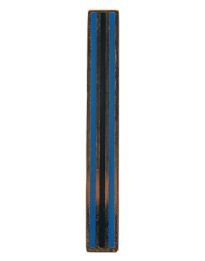Gold Tone Brass Logo Branded Tie Clip Bar