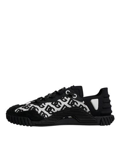 Black Logo Lace Up Low Top NS1 Sneakers Shoes